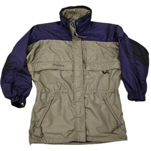 Vintage Columbia Winter Jacket Women’s Small Purple Gray Full Zip